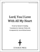 Lord, You I Love With All My Heart TB choral sheet music cover